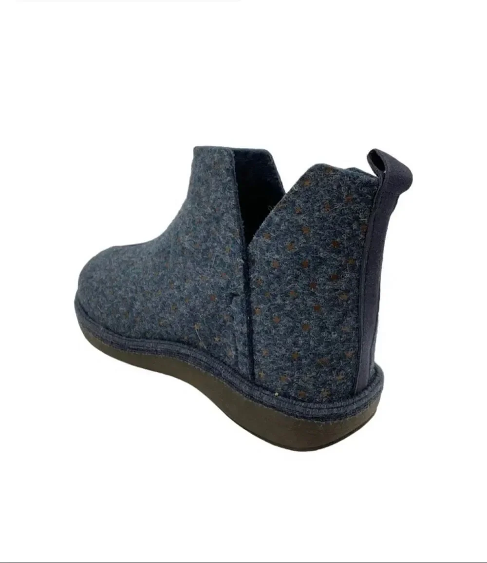 Unity in Diversity Palma Wool Slipper Booties Starry Blue EU 37 NEW